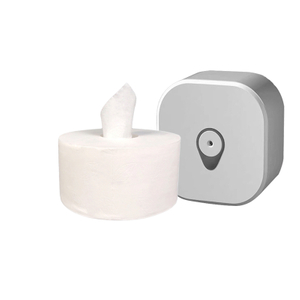 Изготовленная на заказ туалетная бумага в рулоне с центральным вытягиванием 600 г, 2-слойная водорастворимая туалетная бумага для прачечной в отеле