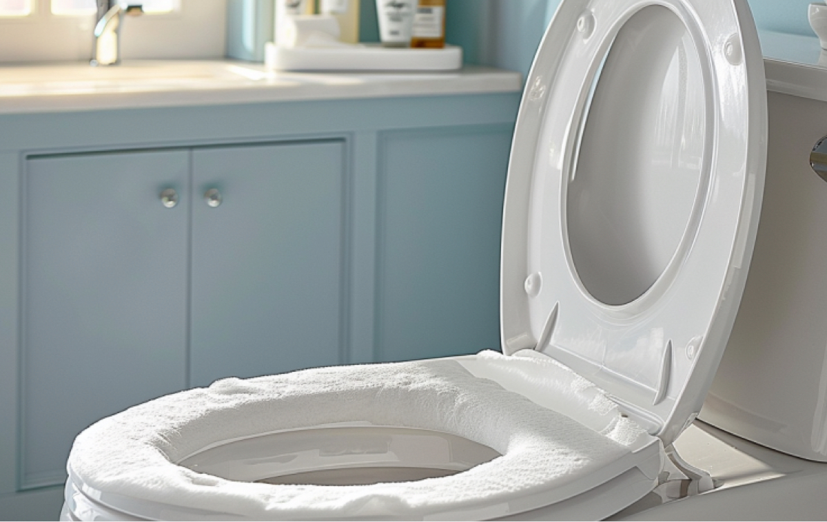 Чехлы на сиденья для унитаза